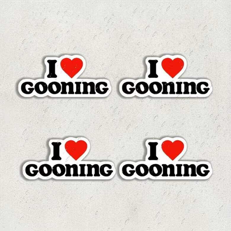 I ♥️ GOONING Sticker